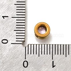 Бусины из нержавеющей стали 304 со стразами&nbsp;STAS-D310-05G-03