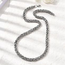 Ожерелье из нержавеющей стали 304&nbsp;NJEW-H411-26