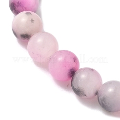 Браслеты из натуральных окрашенных персидских нефритов и окрашенных синтетических бирюзовых бусин для женщин&nbsp;BJEW-JB12002