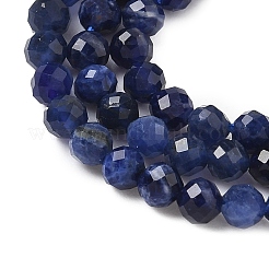 Природный содалит бисер нитей&nbsp;X-G-L622-C04-3mm