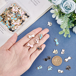 Подвески из сплава эмали 120шт 12 стиля&nbsp;ENAM-AR0001-17