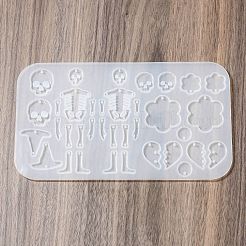 Хэллоуин тема силиконовые подвесные Молды&nbsp;LS-DIY-Q030-05B