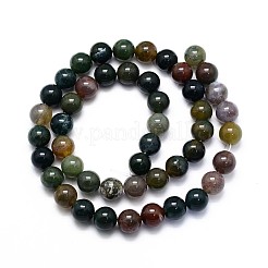 Природные индийский агат круглых бусин пряди&nbsp;G-G735-01-6mm