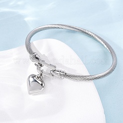 Браслеты с подвесками из нержавеющей стали 304&nbsp;BJEW-K280-03P