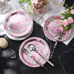 Бумажное блюдо для дискотеки&nbsp;AJEW-WH20011-57A-02