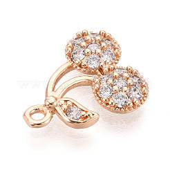 Латунные микро проложить кубического циркония подвески&nbsp;KK-T076-05KCG