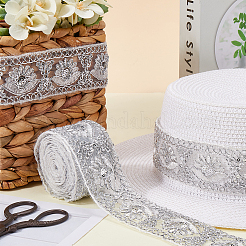 Вышивка полиэфирными лентами&nbsp;SRIB-WH20020-046A