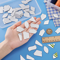 Треугольные/многоугольные/прямоугольные/конский глаз/ромбовые акриловые соединительные подвески&nbsp;MACR-PH0001-85B