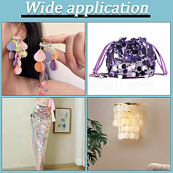 100 г ПВХ блестки/бусины с пайетками&nbsp;KY-CY0001-06A