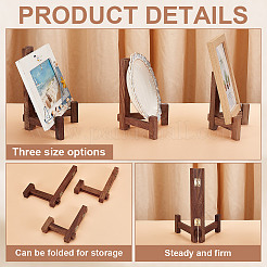 3 шт. 3 стиля фоторамки из цельного дерева на петлях&nbsp;ODIS-GA0001-62