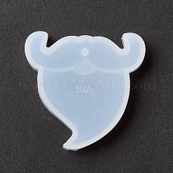 Рождественская тема diy кулон с усами Санта-Клауса силиконовые Молды&nbsp;LS-DIY-K054-01