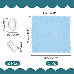 2 шт. овальные пружинные кольца-затворы&nbsp;FIND-UN0003-34A