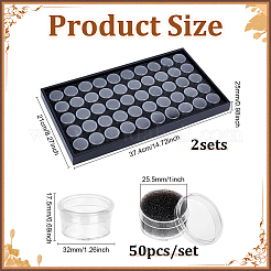 2 комплект пластиковых ящиков для инструментов для нейл-арта&nbsp;MRMJ-PH0003-25