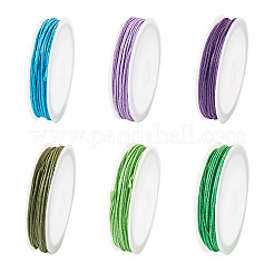 40.8 м двухцветных вощеных хлопковых шнуров&nbsp;YC-TA0001-07A