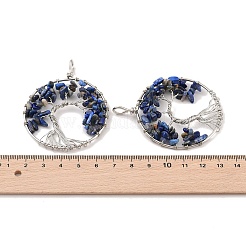 Большие подвески из лазурита натурального цвета&nbsp;G-G910-K31-P