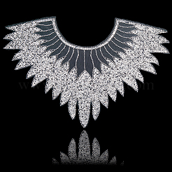 Отделка воротника из полиэстера с компьютерной вышивкой&nbsp;DIY-WH20002-206C