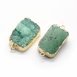 Соединители звеньев естественного друзы кварца&nbsp;G-P396-13G