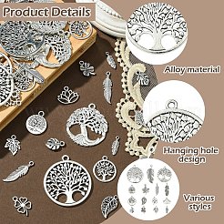 60 шт. 15 стиля подвески из сплава в тибетском стиле&nbsp;FIND-YW0005-01