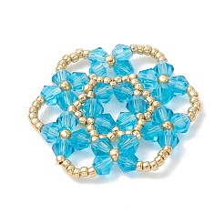 7шт подвески из стеклянного бисера&nbsp;PALLOY-MZ01245