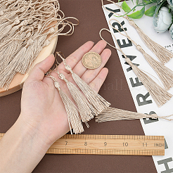 100 шт. Полиэстер кисточка большие подвесные украшения&nbsp;FIND-SC0002-37