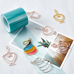 Сплав открытая задняя рамка большие подвески&nbsp;PALLOY-OC0001-51