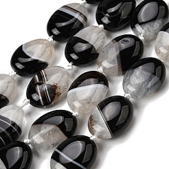 Природный агат бисер нитей&nbsp;G-F820-Q01-01A