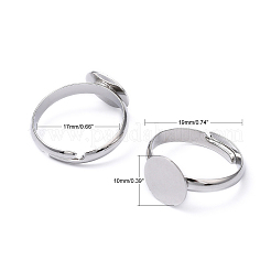 Латунная фурнитура для кольца&nbsp;EC022