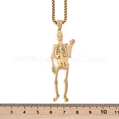 201 подвеска-скелет из нержавеющей стали&nbsp;LS-NJEW-K283-08G