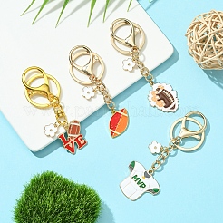 Подвески из сплава эмали брелок&nbsp;KEYC-FS00025-1