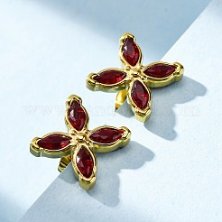 Серьги-гвоздики из нержавеющей стали 304&nbsp;EJEW-C135-01G-01