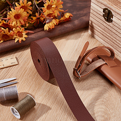 2.5 м односторонние ленты из искусственной кожи личи&nbsp;SRIB-WH0011-269B