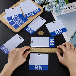 12 шт. 2 стиля ПВХ пластиковые карты для бейджа&nbsp;DIY-FG0007-85