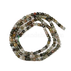 Нити бусин из натурального зеленого рутилированного кварца&nbsp;LS-G-RM2025-C38-A