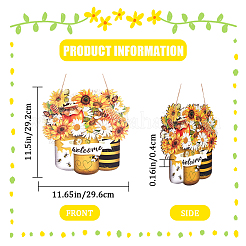 Украшения из деревянных подвесок своими руками&nbsp;HJEW-WH0068-17B