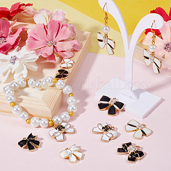 48шт 8 стиля подвески из сплава с эмалью&nbsp;ENAM-SC0006-41