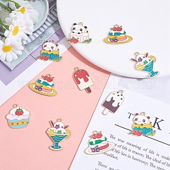 Подвески из сплава эмали 20шт 10 стиля&nbsp;ENAM-SZ0003-28