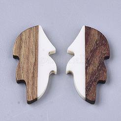 Кабошоны из смолы и дерева&nbsp;RESI-Q210-015A-C03