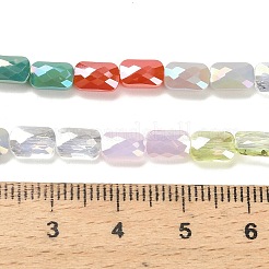 Стеклянные бусины с гальваническим покрытием  EGLA-P068-01A-08