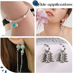 202 бусины из нержавеющей стали&nbsp;STAS-NB0001-64A