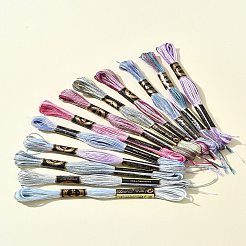 6-слойная полиэфирная нить для вышивания&nbsp;OCOR-FZ0001-01H