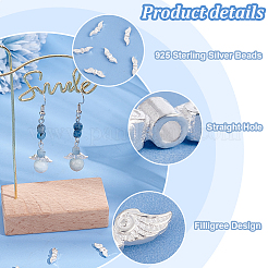 6шт 925 бусины из стерлингового серебра&nbsp;FIND-PH0021-81