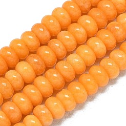 Натуральный Malaysia нефритовые бусы пряди&nbsp;G-B165-G01-5x8mm-11