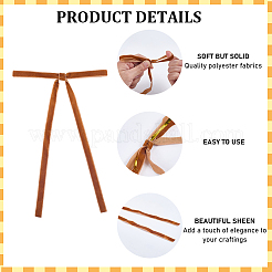 30шт. 3-х цветный бархатный бант&nbsp;AJEW-CN0003-72B