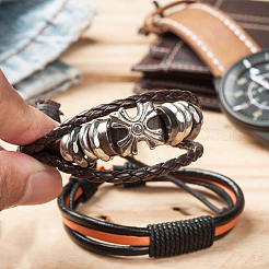 Однослойный круглый плетеный шнур из искусственной кожи.&nbsp;LC-WH0003-10D