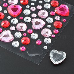 Прозрачный акриловый горный хрусталь&nbsp;LS-DIY-WH0067-03D