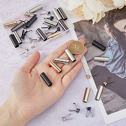 20 комплект двухцветных литейных наконечников для шнурков&nbsp;DIY-DC0002-18