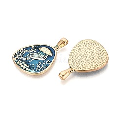 Подвески из нержавеющей стали 304 и эмали&nbsp;STAS-T072-72A-G