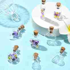 16 шт. 8 стиля мини-контейнеры для бутылок из боросиликатного стекла&nbsp;BOTT-YW0001-03