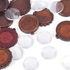 Наборы для изготовления подвесок из деревянного подноса своими руками&nbsp;DIY-TA0012-32