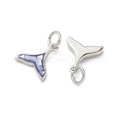 Подвески из латуни и ракушек с покрытием стойки&nbsp;KK-I357-11P